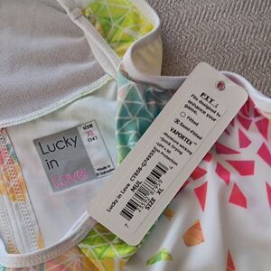 Lucky in Love Multicolor Athletic Top